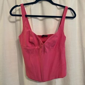 Never worn zara corset top